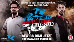 Techniker gegen Kiezkicker! Bewirb dich jetzt für das Kiez-Match 2016