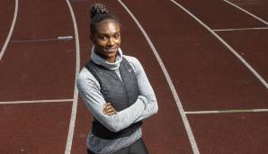 Dina Asher-Smith ist amtierende Leichtathletik-Weltmeisterin beim Sprint über 200 Meter.