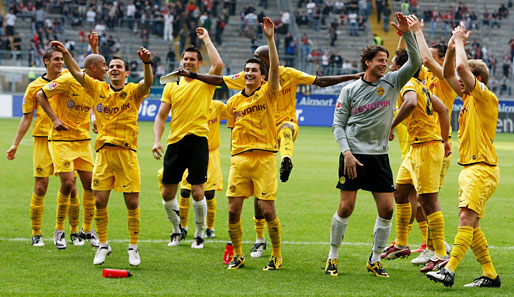 Vereinsrekord eingestellt: Dortmund schaffte in Frankfurt den sechsten Sieg in Folge
