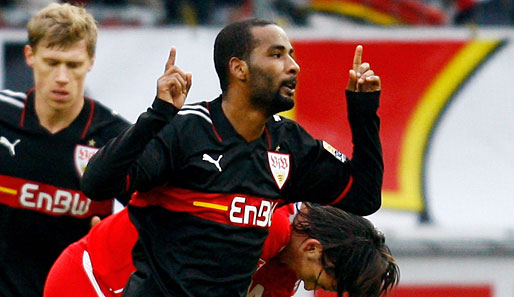 Cacau gelang der erste Vierer des VfB Stuttgart seit Jürgen Klinsmann