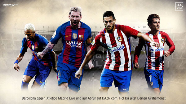 Atletico Madrid und der FC Barcelona treffen in der englischen Woche in Spanien aufeinander