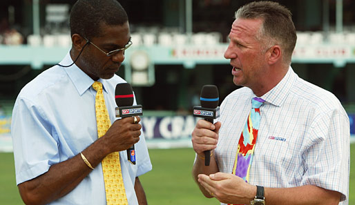 Auch nach seiner Karriere blieb Ian Botham dem Cricket als Experte erhalten