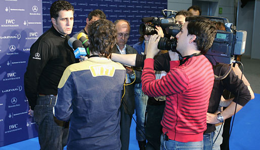 Auch noch heutzutage ist Spaniens Radsport-Ass und Laureus-Academy-Mitglied Miguel Indurain ein beliebter Interviewpartner