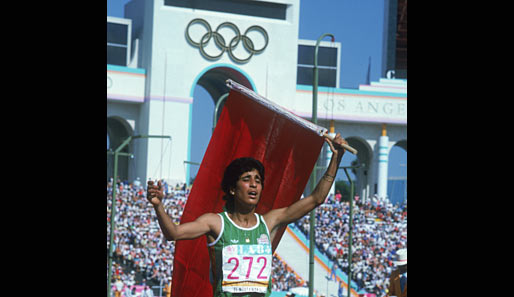 1984 gewann sie als erste afrikanische und muslimische Frau Gold bei den Olympischen Spielen