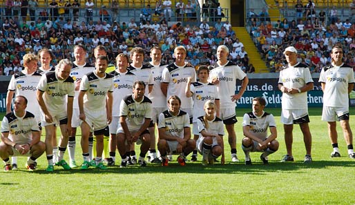 Beim Laureus-Benefizspiel 2011 traten zahlreiche Stars im Dresdner glücksgas Stadion an