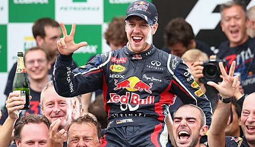 Sebastian Vettel hat in diesem Jahr seinen dritten WM-Titel gewonnen