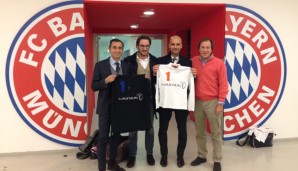 Die Laureus-Stiftung konnte Bayern-Coach Pep Guardiola (2.v.r.) als neuen Botschafter gewinnen