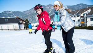 Die Kindern erfuhren die Faszination des Wintersports