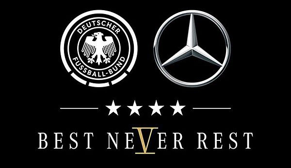 Das Streben, sich permanent neu zu erfinden, verbindet Mercedes-Benz und die deutsche Fußballnationalmannschaft. Das bringt die Kampagne "Best Never Rest" auf den Punkt, die Mercedes-Benz zur Fußball-Weltmeisterschaft in Russland startet.