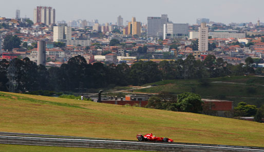 Felipe Massa vor seiner Stadt