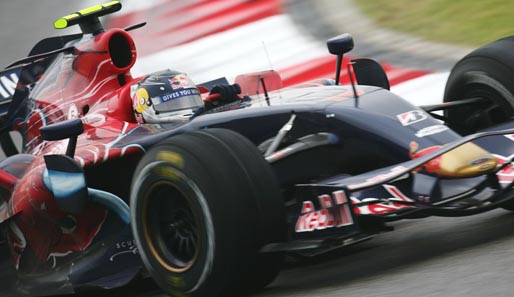 Sensation durch Sebastian Vettel. Er wird Vierter