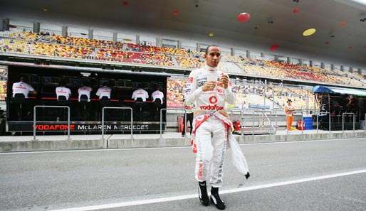 Lewis Hamilton vor...