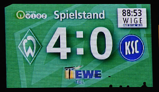 Werder Bremen - Karlsruher SC 4:0