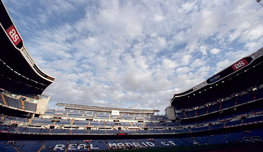 ...und von innen. Das Estadio Santiago Bernabeu bietet 80.354 Zuschauern Platz