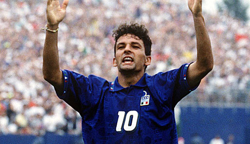 LEGENDE: Roberto Baggio führte die Azzurri bei der WM 94 quasi im Alleingang ins Finale - dort wurde er zum tragischen Helden.