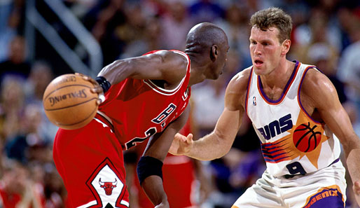 9. Juni 1993, NBA-Finals, Game I: Michael Jordan und die Bulls sind zu Gast beim besten Team der Regular Season, Dan Majerles Phoenix Suns