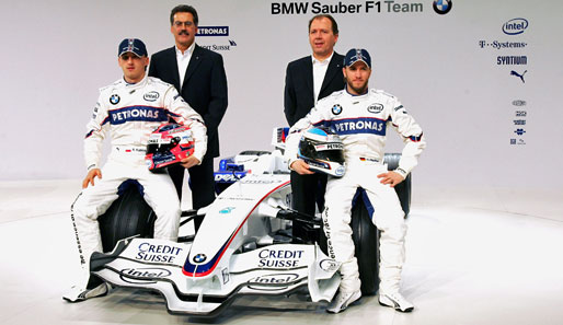 Formel 1, BMW-Sauber, BMW, Sauber, Launch, München, Nick Heidfeld, Mario Theissen, Robert Kubica