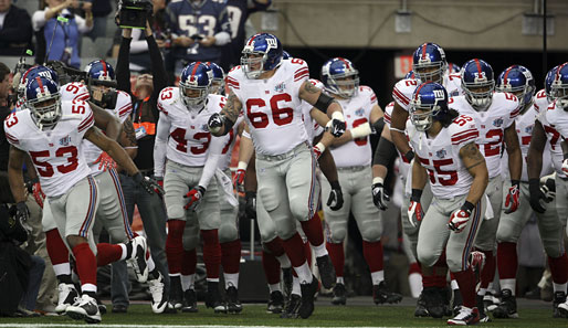 Die Giants machen sich bereit für Super Bowl XLII!