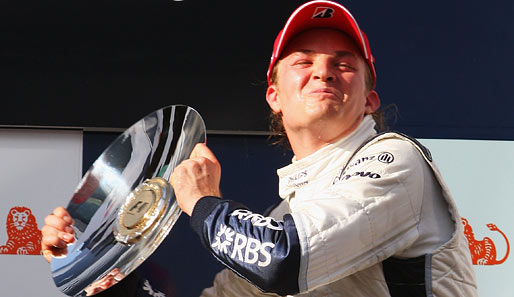 Für Rosberg war es der erste Podestplatz seiner F-1-Karriere