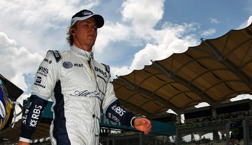 Auch Nico Rosberg musste im letzten Quali-Abschnitt bereits zuschauen. Der Williams-Pilot geht von Platz 16 aus ins Rennen