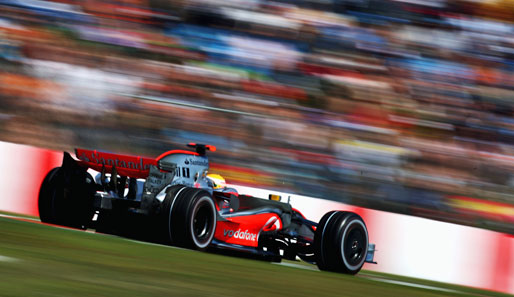 Lewis Hamilton leistete sich in der letzten Kurve einen kleinen Fehler und verschenkte eine bessere Platzierung. Er wurde Fünfter
