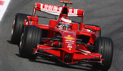 Kimi Räikkönen fuhr die schnellste Zeit im Training