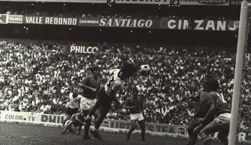 WM 1970 in Mexiko: 3:2 gewann Deutschland gegen England nach Verlängerung und traf im WM-Halbfinale auf die Italiener