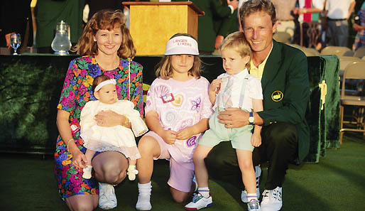 Bernhard Langer mit seiner Familie