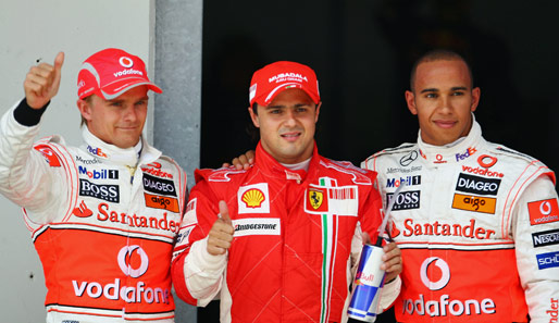 ...und war damit sogar schneller als Teamkollege Lewis Hamilton (Platz 3) und Weltmeister Kimi Räikkönen (Platz 4) im Ferrari