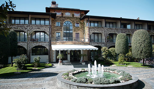 Hier werden Ballack und Co. vor und zwischen den EM-Spielen residieren: im luxuriösen Hotel Giardino zu Ascona