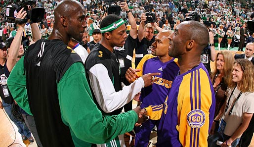 Die Superstars hießen jetzt Kevin Garnett und Paul Pierce für Boston und Kobe Bryant für die Lakers