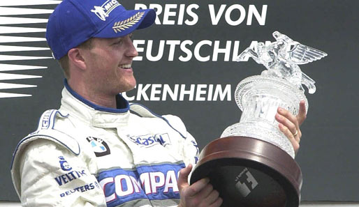 Ralf Schumacher feierte im gleichen Jahr seinen ersten Sieg auf deutschem Boden