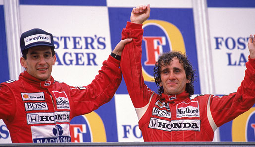 Lange Zeit das Duell der Formel 1: Ayrton Senna gegen Alain Prost. Sie schossen sich im WM-Kampf sogar gegenseitig von der Strecke