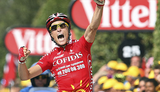 Sylvain Chavanel wurde endlich für seine hartnäckigen Attacken belohnt. Der Franzose gewann die Etappe nach Montlucon