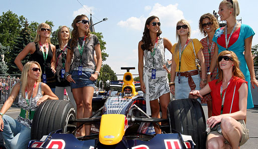 Formel 1, Ungarn, GP, Rennen, Gridgirls, Red Bull, Formula Una, sexy, party