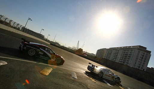 Willkommen in Valencia: Bisher fuhren auf dem Straßenkurs nur die spanische Formel 3 und die International GT Open (im Bild)...