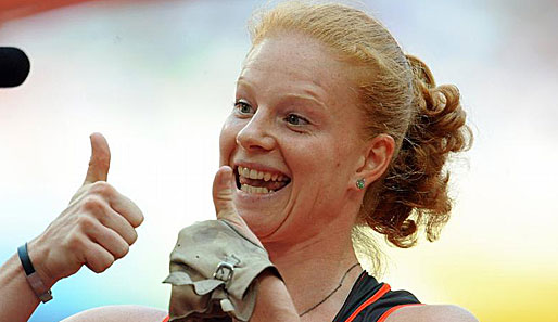 Hammerwurf-Weltmeisterin Betty Heidler hat die Qualifikation erfolgreich gemeistert und steht im Finale von Peking