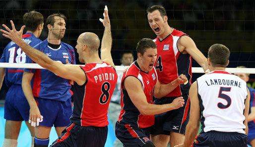 Die US-Volleyballer haben es geschafft: Sie stehen im Finale von Peking
