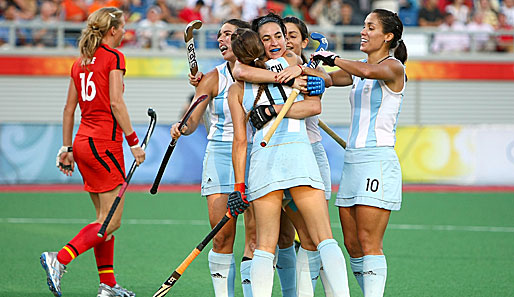 Am Ende jubelte Argentinien über Bronze. Die deutschen Hockey-Damen gehen nach der 1:3-Pleite leer aus