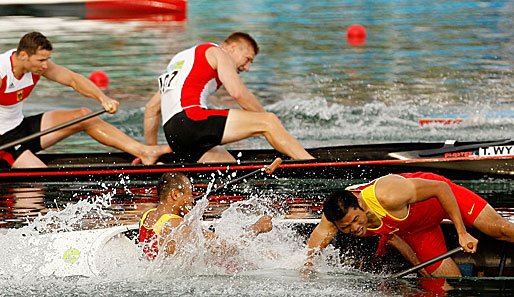 Vorausgegangen war ein unerbittlicher Fight bei dem die Goldmedaillengewinner aus China schlussendlich baden gingen