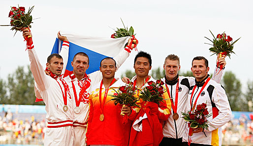 Am Ende sprang die Bronzemedaille für das deutsche Duo hinter China und Russland heraus