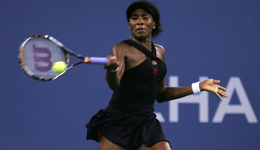 Venus Williams musste sich voll ins Zeug legen