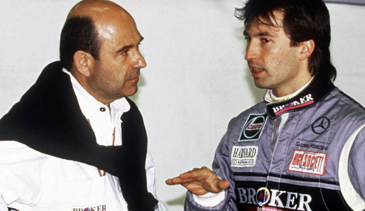 1994: Peter Sauber (links) ermöglicht Frentzen den Einstieg in die F1