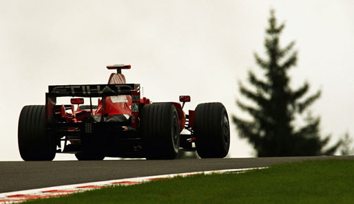 Kimi Räikkönen stellte seinen Ferrari auf Startplatz vier