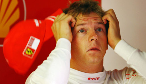 Zu viel Wasser für Kimi Räikkönen