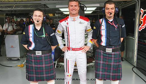 David Coulthard, Son of Scotland. Er tritt an diesem Wochenende von der Formel-1-Bühne ab