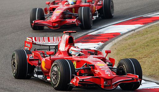 Die beiden Ferrari-Piloten hatten ihre Mühe, den Speed von Hamilton mitzugehen