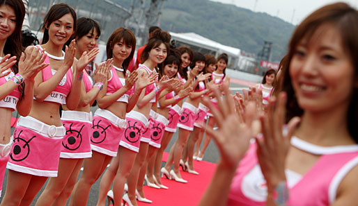 Formel1, Boxenluder, Japan-GP, Gridgirls,