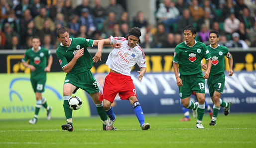 Der HSV kassiert seine erste Saisonniederlage. Wolfsburg ist beim 3:0 einfach viel präsenter