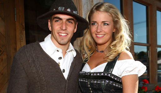Philipp Lahm und seine Freundin Claudia